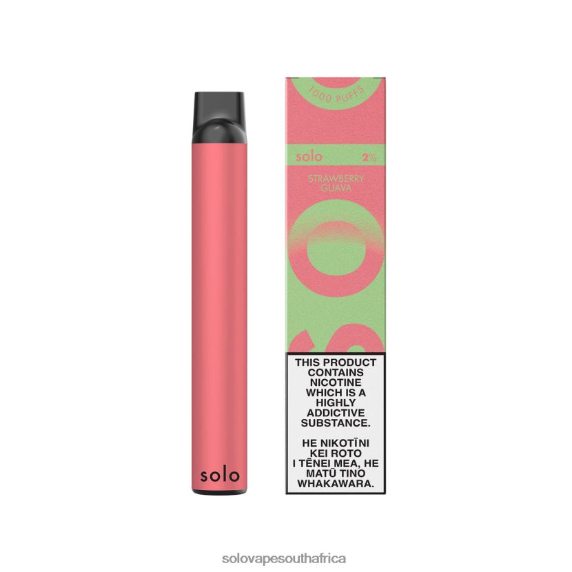 Solo Disposable Vape Paradise Collection Strawberry Guava | Solo Disposable Vape Review JL8L2F21